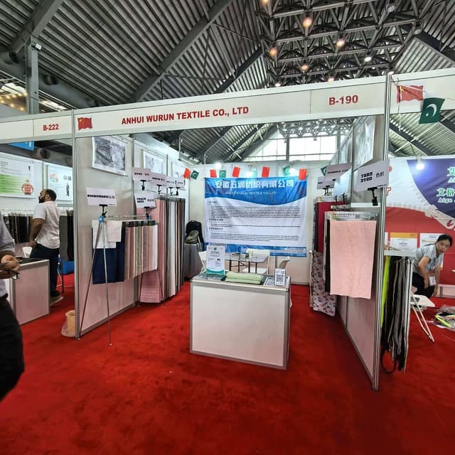 A steady stream of visitors passing Booth B-190 throughout the three-day fair
