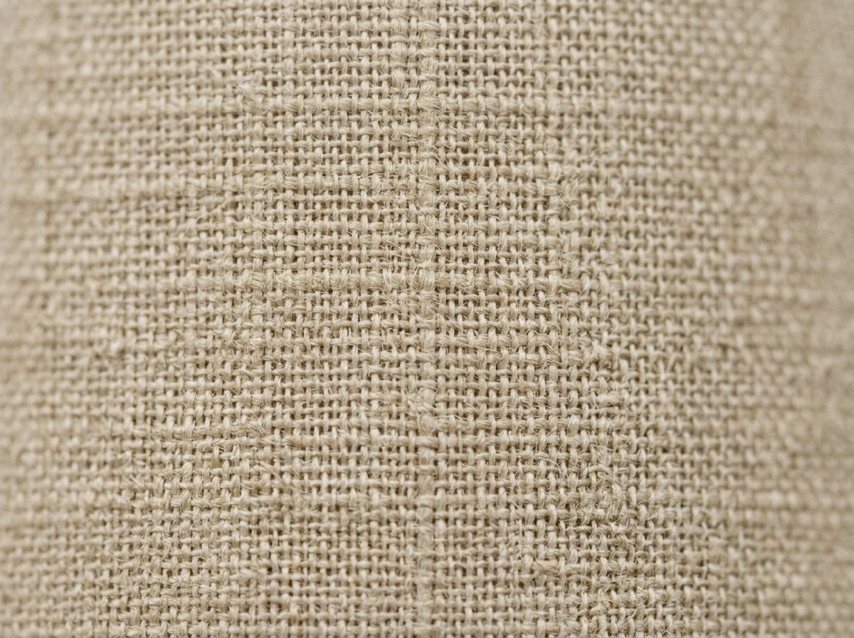 Greige fabric: loom-state cloth before bleach or dye — natural off-white face with visible weave interlacing.